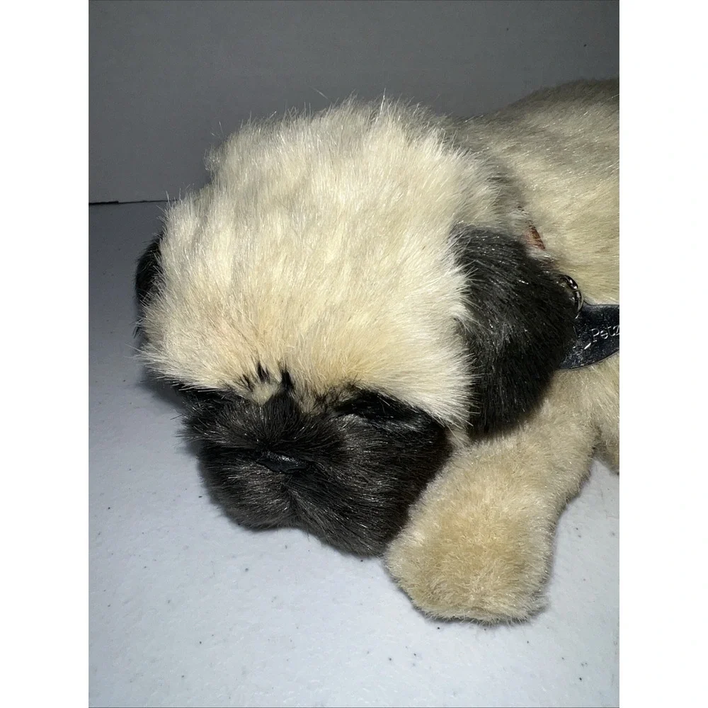 Perfect Petzzz Pug Dog Puppy Soft Breathing Life-like Animal Furry Pet Works!